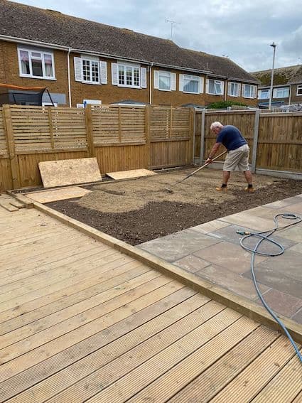 Image from an artificial lawn job provided by DC Stevens Landscaping Ltd in Birchington, Thanet.